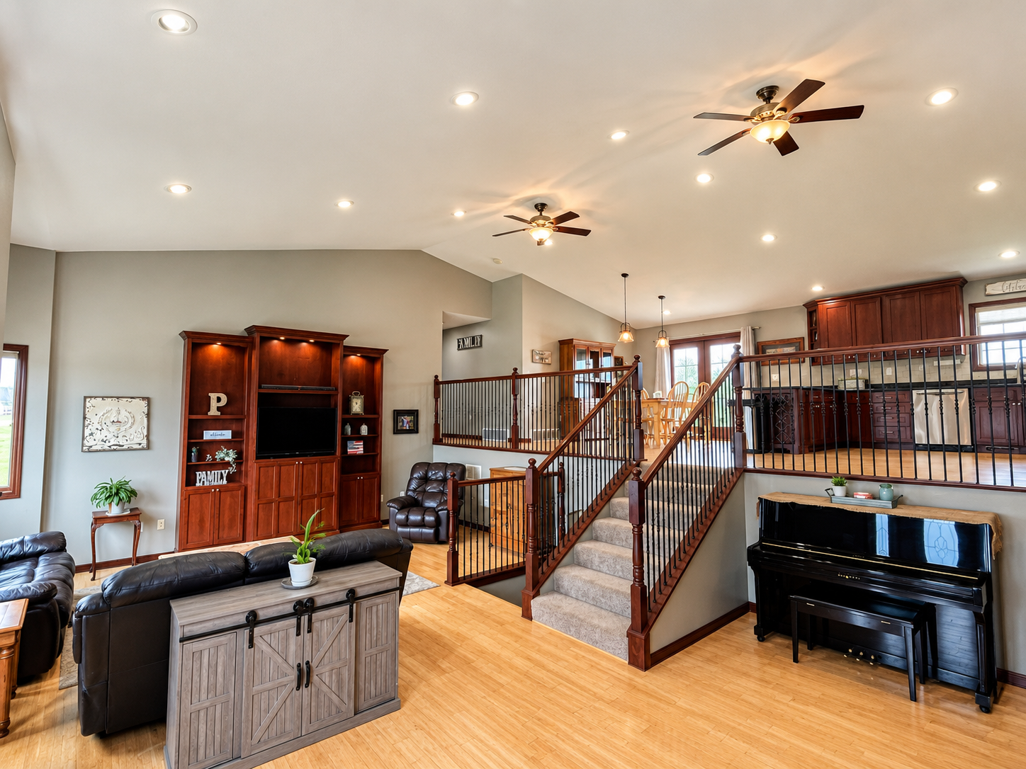 Open living room